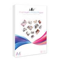 L&C Wholesale 230gsm Premium Photo Paper A4 Size 50 Sheets Graphic Printing Bulk