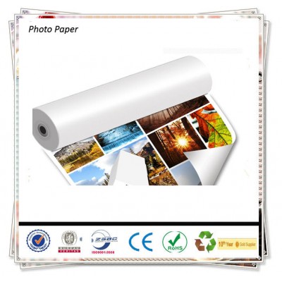 260gsm Inkjet Digital Glossy Photo Paper Roll/ Photo Paper 12",17",24", 36", 42", 50"*30M/Waterproof Photo Paper