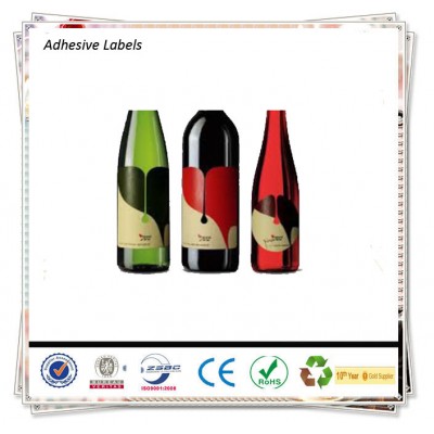 Permanent Adhesive Waterproof Labels For Glass/Adhesive Labels For Plastic Bottles/Adhesive Print Custom 100ml Bottle Labels